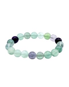 Fluoriet Multi kralen armband 10 mm - China