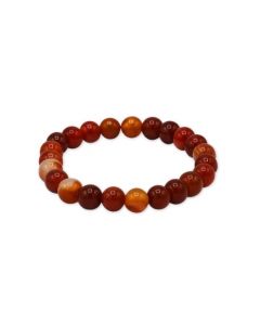 Carneool armband met kralen 8 mm – China