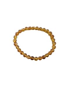 Licht amber armband 6 mm - Rusland