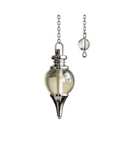 Natuurlijke Citrien bol Pendel 4cm