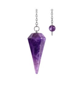 Amethist conisch Pendel 3.5cm