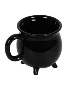 Plain Black Cauldron Mug