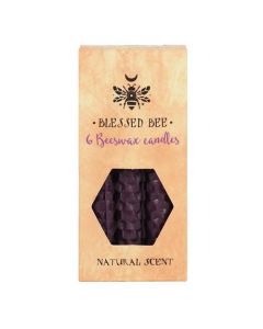 Velas para hechizos Beeswax Violeta Set de 6 un