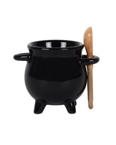 Huevera de caldero con cuchara de escoba