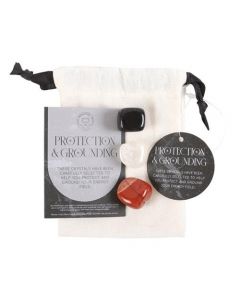 Protection & Grounding Healing Crystal Set