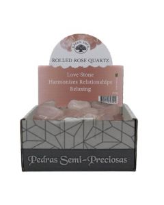 Rose Quartz tumbled display 500g