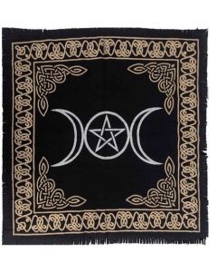 Katoenen altaarkleed 24"x24" TRIPLE MOON