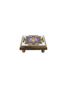 Mini Altar Table Yantra And Pentagram