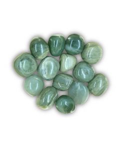 Green Moss Jasper tumbled stone 250 gram