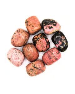 Rhodonite 'AB' Tumbled Stones 200 gr