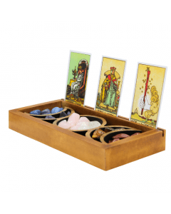 Drievoudige Maan Edelsteen & Tarotkaarthouder