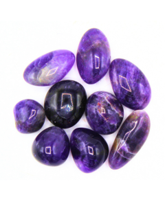 Amethyst 'AB' Tumbled Stones 200 gr
