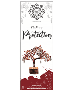 Red Jasper Protection Gem tree Large
