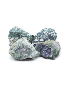 Mos Agaat 'A' ruwe steen 1kg - Zuid Afrika
