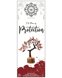 Red Jasper Protection Gem tree Small