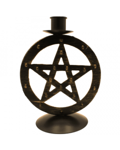 Candle Holder Pentagram 6.5x5 cm