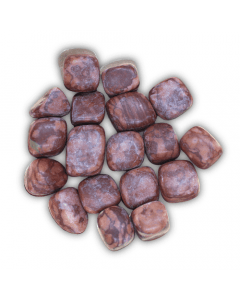 Red Leopard Jasper tumbled stone 250 gram