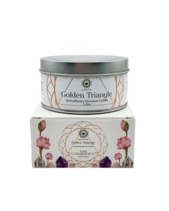 Green Tree Edelsteenkaars Gouden Driehoek Lotus 70g