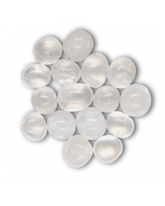 Kristal Kwarts trommelsteen 250 gram Kwaliteit AA