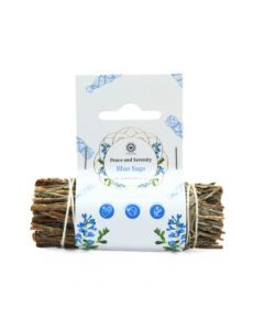 Blauwe Salie met label