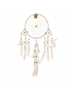 White dreamcatcher (25cm diameter)