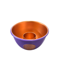 Cuenco de Sahumerio - Flor de la Vida (Morado)
