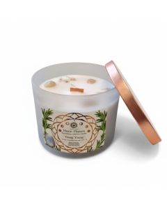  Green Tree Edelsteen Kaars Maanfasen Rozemarijn 256g