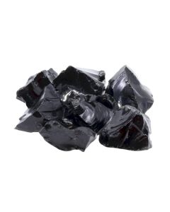Black Obsydian 'A' rough stone 1kg - Mexico