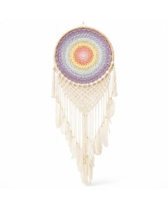 Classic Dreamcatcher rainbow pastel (40cm diameter)