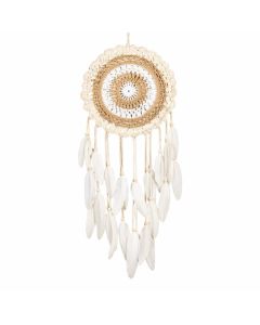 Classic Dreamcatcher pastel pink colour knitted