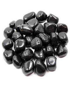 Zwarte Agaat Trommelstenen 250 Gram