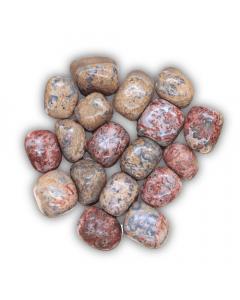 Luipaard Jaspis "Huid Van De Luipaard" Trommelstenen Mexico 250 Gram