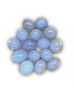 Blauw Chalcedoon Avalonite Namibië Trommelstenen 250 Gram