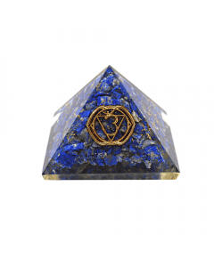 Pirámide de orgonita chakra del tercer ojo, sodalita