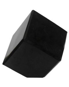 SPINNING CUBE BLACK TOURMALINE 5CM