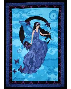 COTTON TAPESTRY MOON FAIRY 52 x 76"