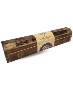 Green Tree Mandala Flower Box Incense Holder