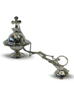 Nickel Hanging Incense Burner (10 cm)