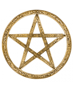 Brass Pentagram 20 cm