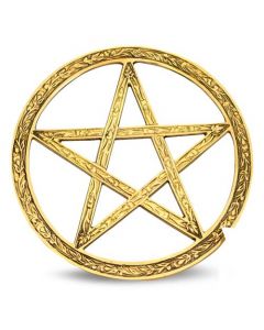 Brass pentagram 25cm