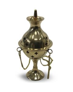 Koperen Hangende Wierookhouder (12.5cm)