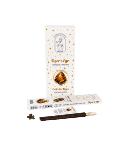 Incienso Native Soul Crystal Intention con chips de Ojo de Tigre