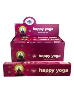 Green Tree Incienso Natural Masala Yoga Feliz 15 gramos