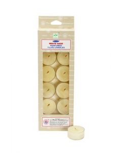Satya Vela Salvia Blanca T- Lite 14gr x 12unidades