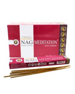 Golden Nag Meditation Incense 15 grams