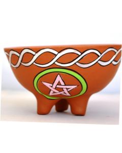 Smudge Bowl Pentacle with legs