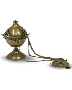 Messing Hangende Wierookbrander (15cm)