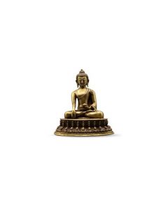 budha sakyamuni plain w/oval base 25cm